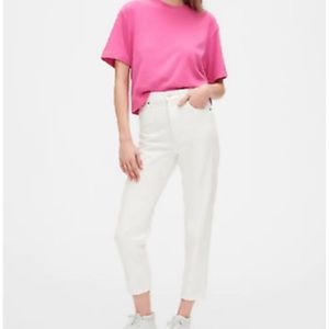 GAP | Jeans | NWOT Gap High Rise Mom Jeans In Dove White 29